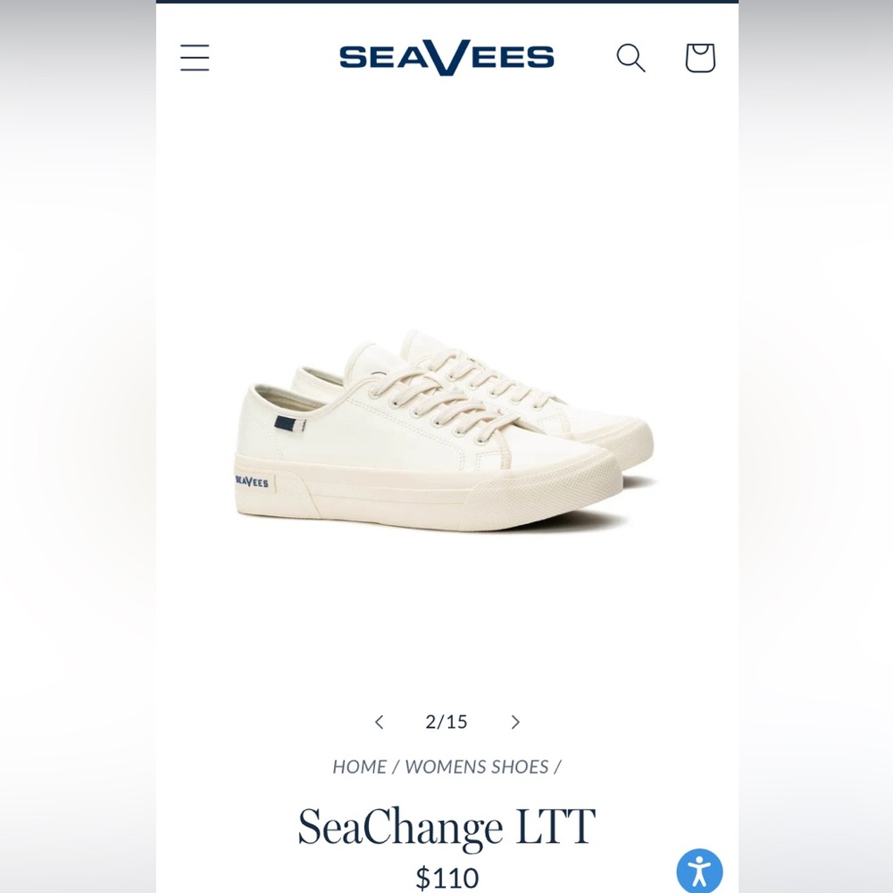 SEAVEE SEA CHANGE LTT VEGAN LEATHER BOAT PREPPY SNEAKER WOMENS SZ 10 EU 41.5